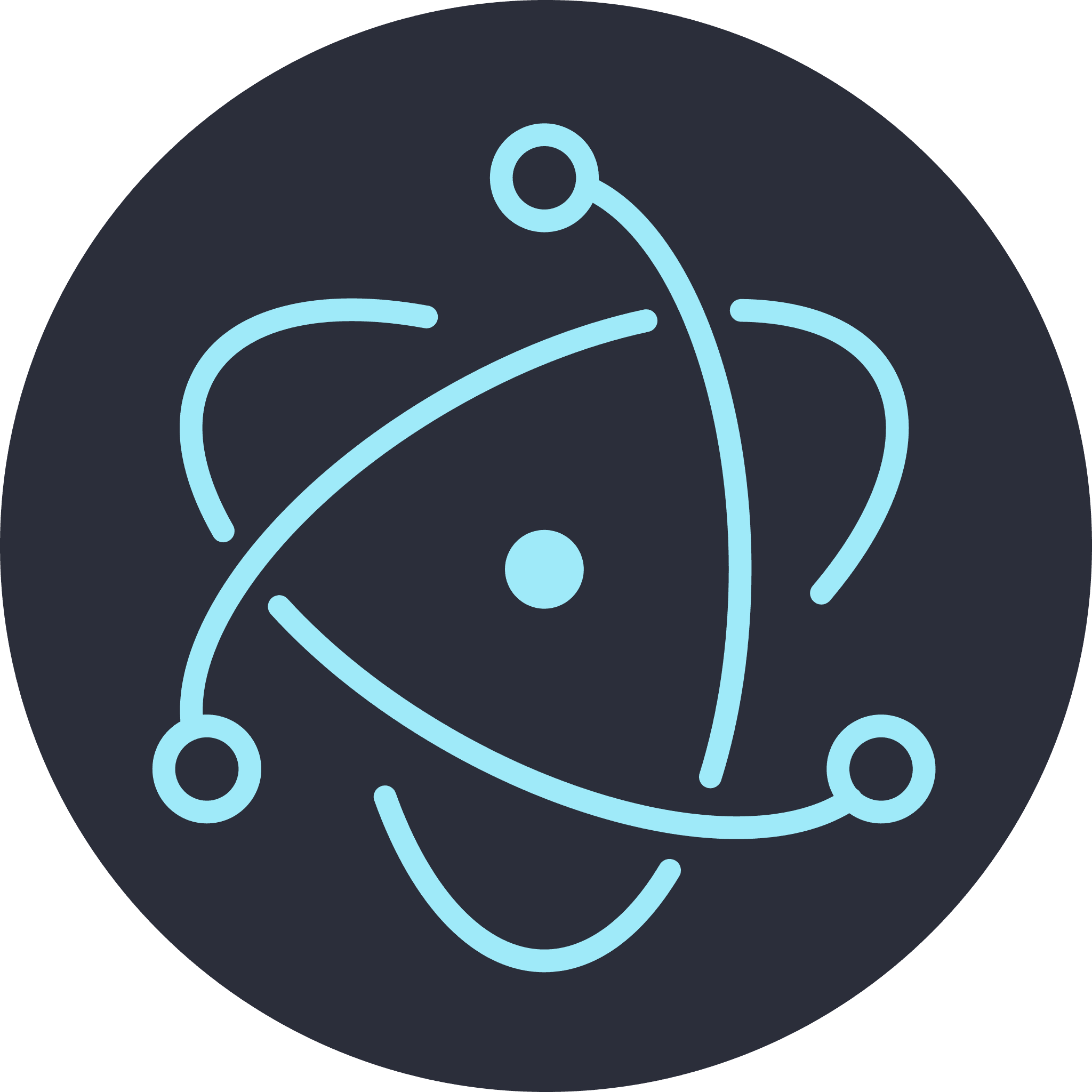 Electron.js logo